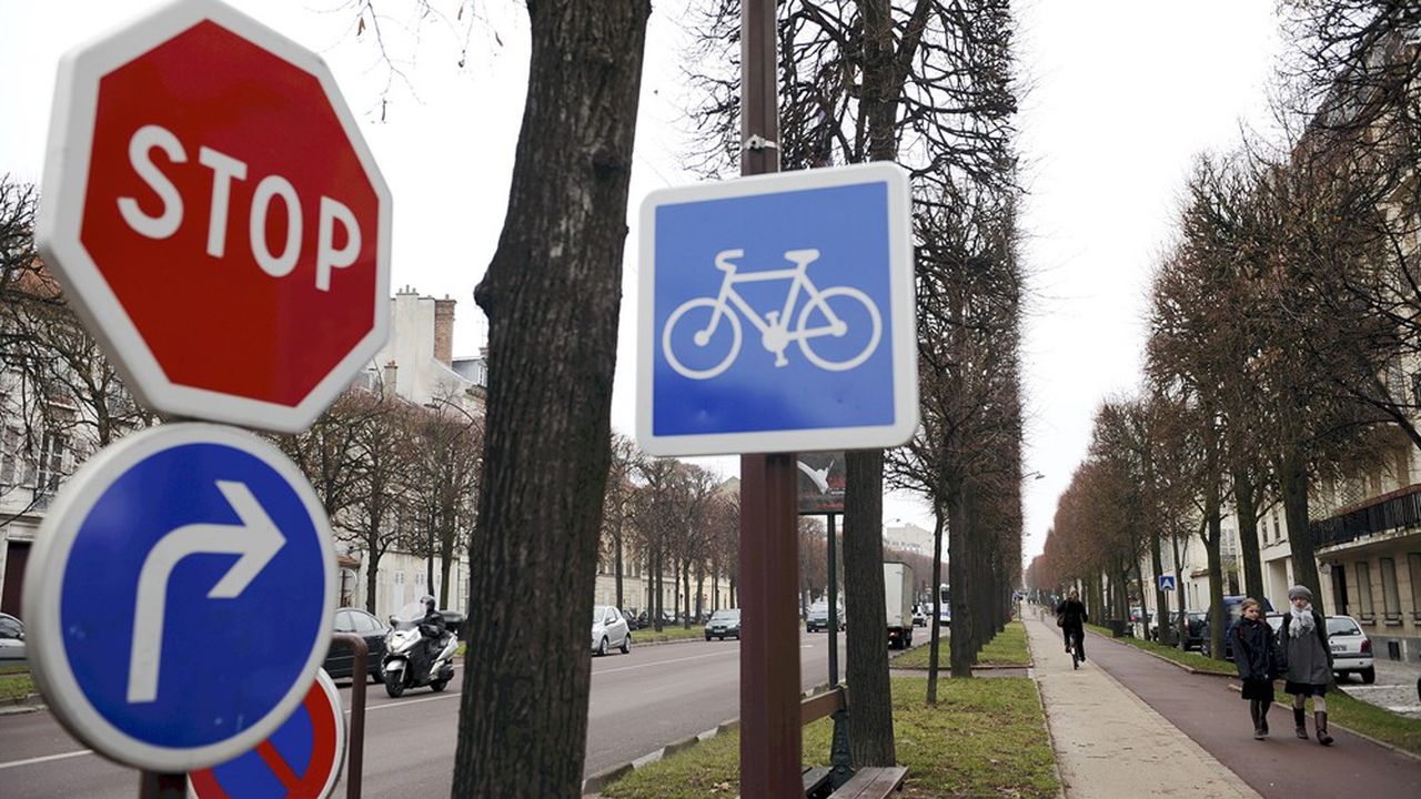 A Versailles. L'Ile-de-France compte aujourd'hui 672 km de pistes cyclables.