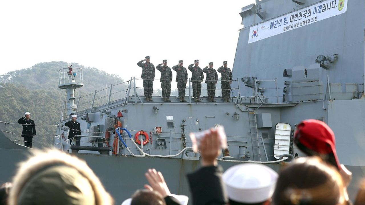 L'unité Cheonghae de la marine sud-coréenne est en mission anti-piraterie depuis 2009 dans le golfe d'Aden au large de la Somalie