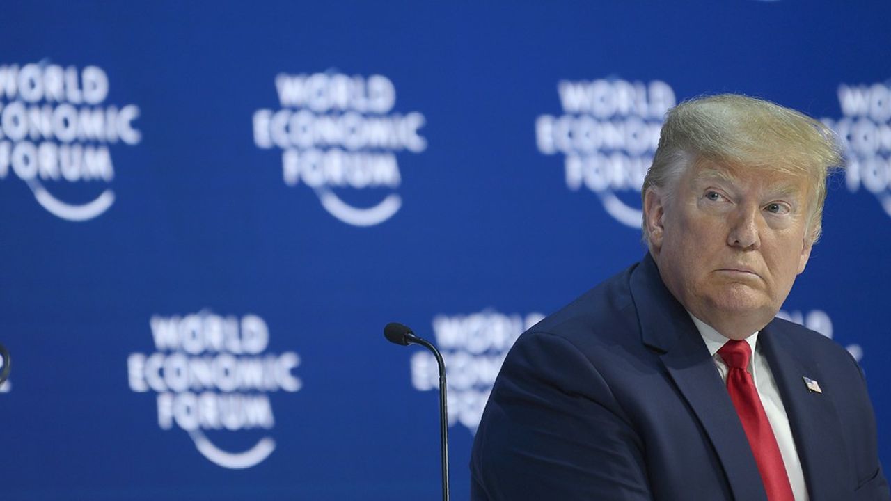 Donald Trump à Davos le 21 janvier 2020.