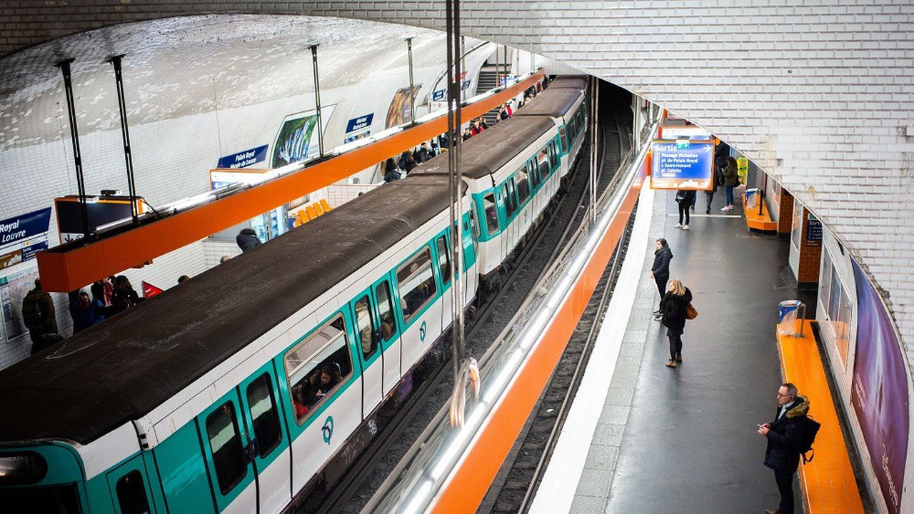 Seules trois des 14 lignes du métro parisien seront concernées par de très légères perturbations mercredi.
