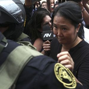 Keiko Fujimori a été arrêtée mardi dans l'enceinte du palais de justice de Lima.