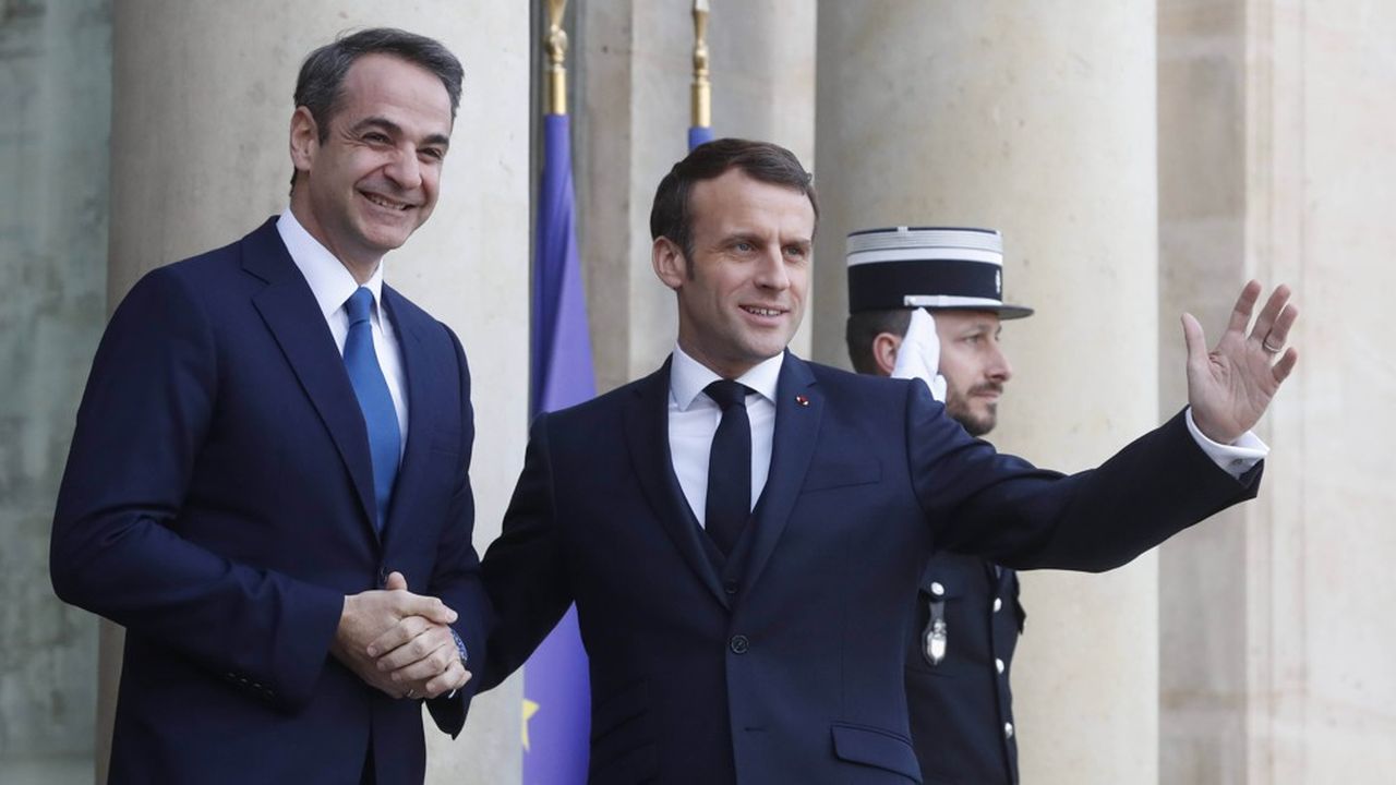 Le Premier ministre grec, Kyriákos Mitsotákis, a été reçu mercredi à l'Elysée par le président français Emmanuel Macron.
