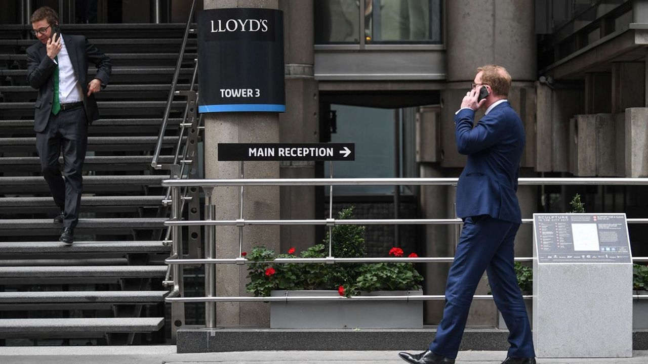 Le marché des Lloyds, véritable Bourse de l'assurance basée à Londres.