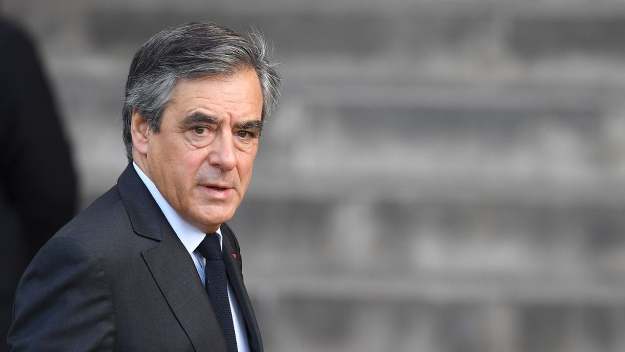 Depuis son échec à la présidentielle, François Fillon a fait de rares apparitions publiques, comme ici aux obsèques de Jacques Chirac le 30 septembre 2019 à Paris.