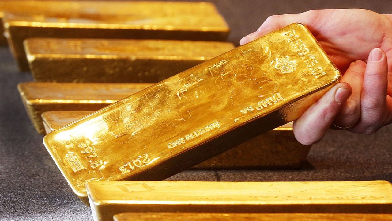 Des lingots de la Bundesbank. L'Allemagne détient 3.366,5 tonnes d'or, la deuxième réserve après la Fed (8.133 tonnes).