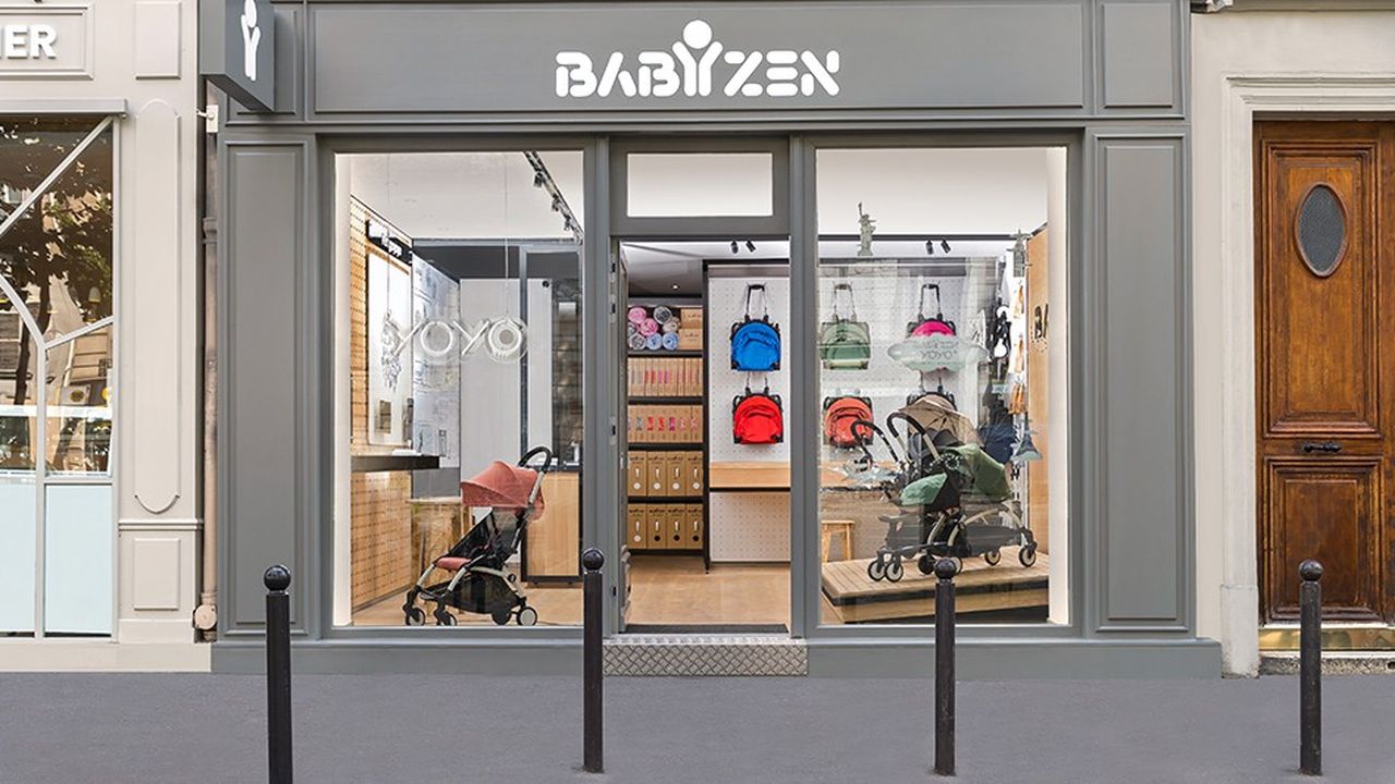 Le Babyzen Store à Paris adopte la mise en scène imaginée par Julien Chaudeurge, son président et co-fondateur.