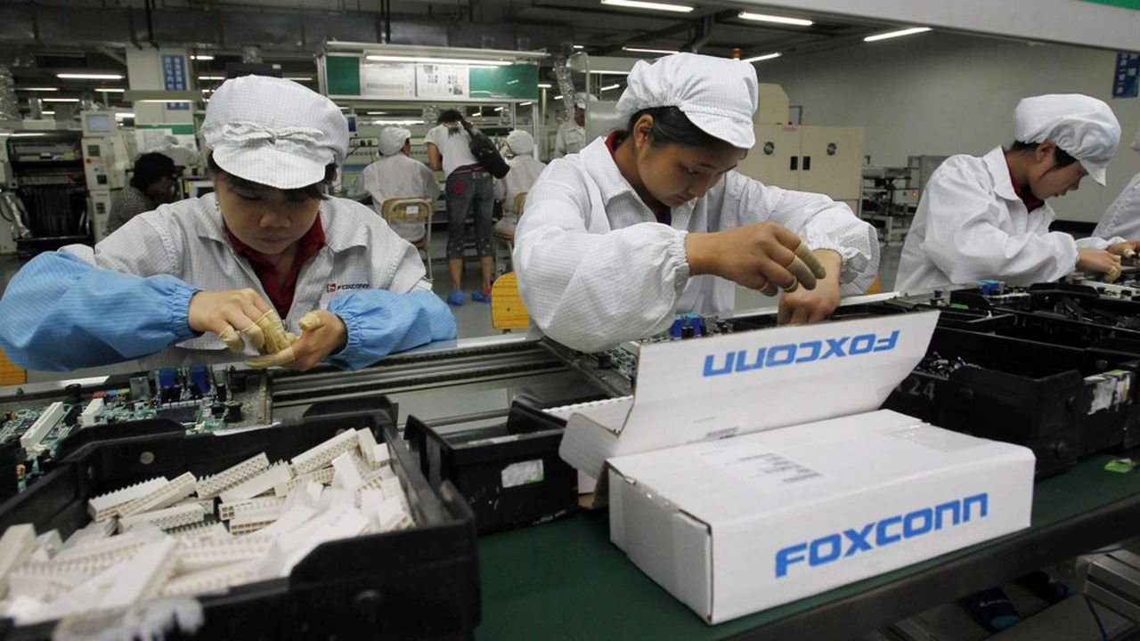 Le taïwanais Foxconn est le numéro un mondial de la sous-traitance électronique et principal fournisseur d'Apple.