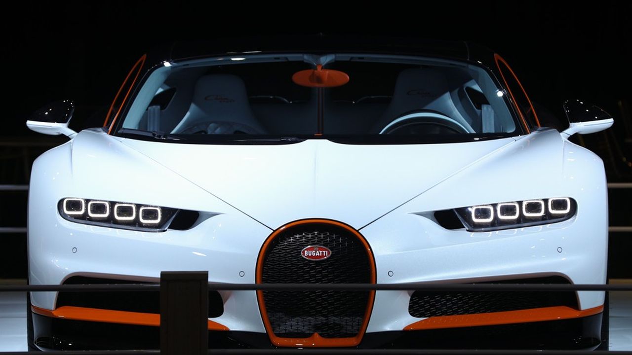La Bugatti Chiron Sport figurait parmi les «voitures de rêve» présentées au salon de l'auto de Bruxelles en janvier.