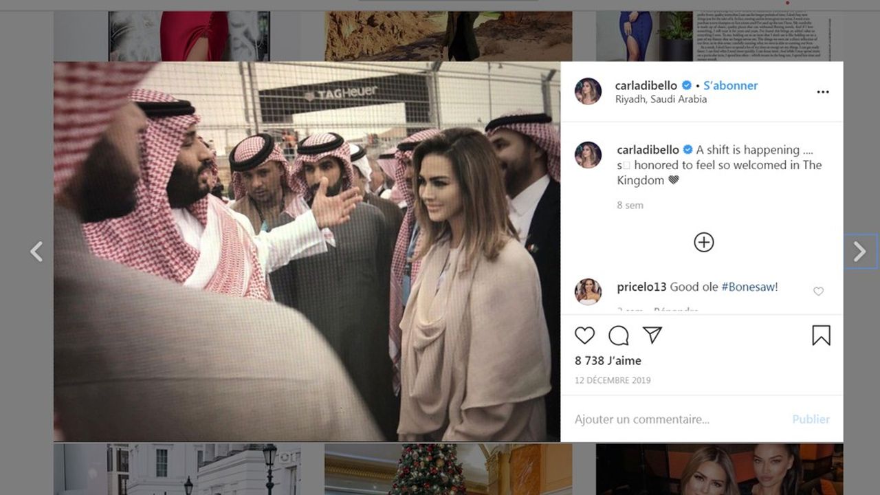 Carla DiBello, une ancienne productrice de téléréalité de Floride, est devenue l'une des intermédiaires de choix du fonds d'investissement souverain d'Arabie saoudite.