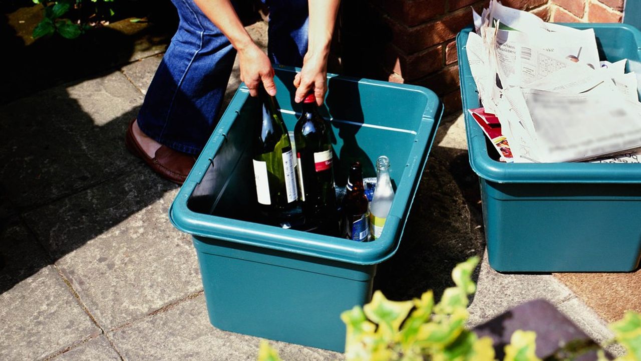 En France, 86,5 % du verre est recyclé.