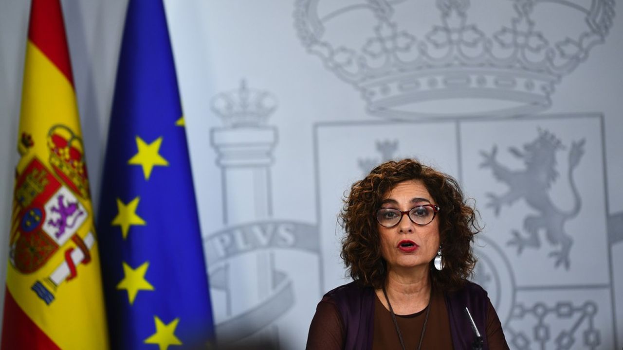 La ministre des Finances espagnole, Maria Jesus Monterovan.