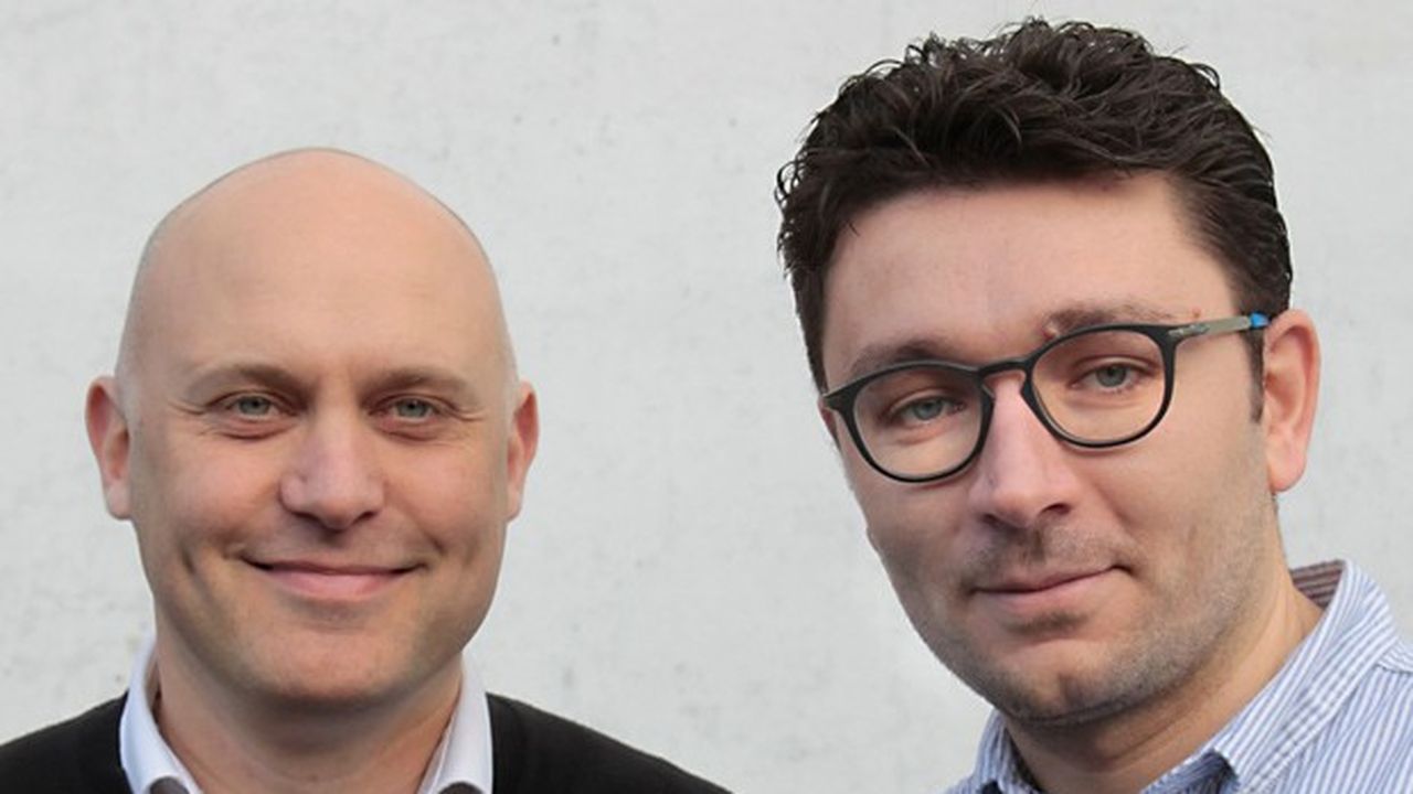 Sébastien Thomas (à gauche), président, et Lazhar Sellami (à droite), directeur général, le tandem fondateur de DataGalaxy.