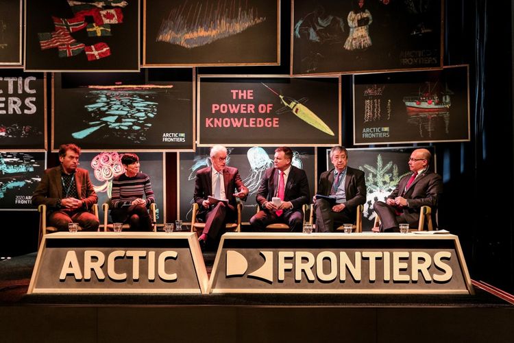 Table ronde d'Arctic Frontiers en janvier dernier.