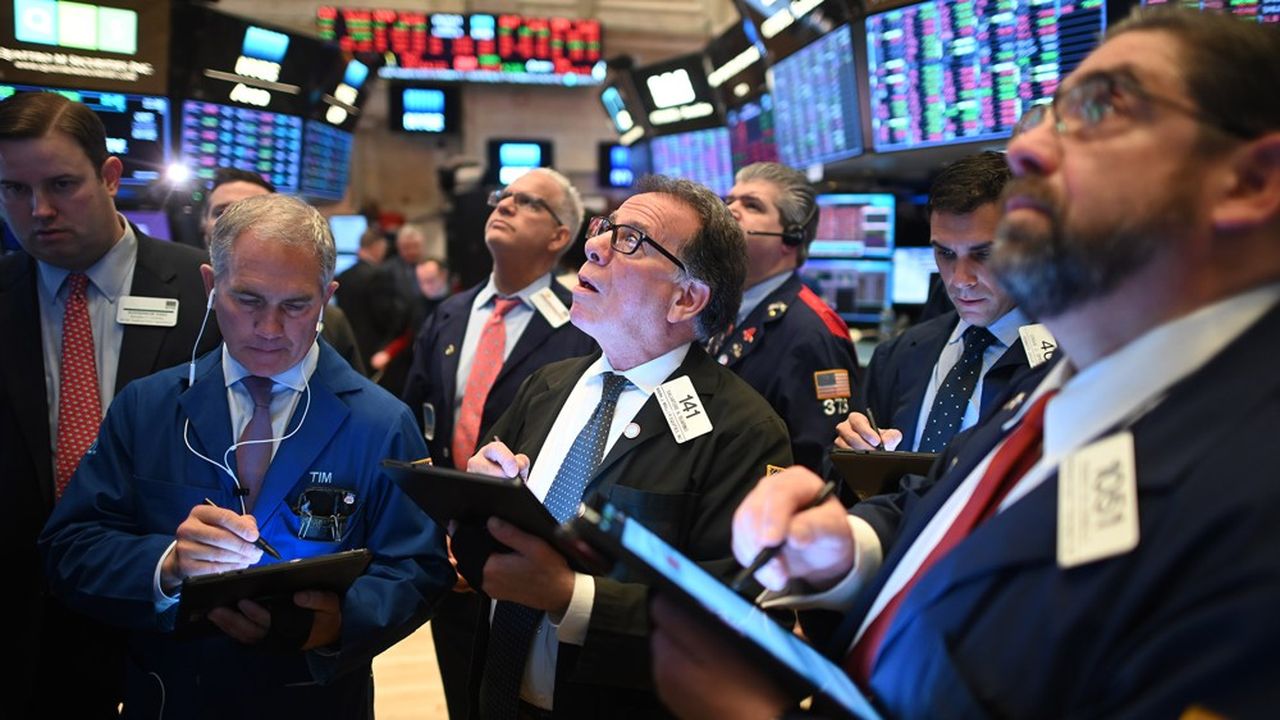 Traders au New York Stock Exchange (NYSE) 