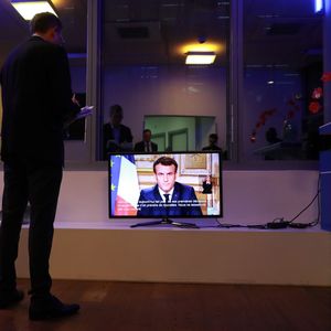 Emmanuel Macron s'est exprimé à la télévision pendant près de 25 minutes jeudi.