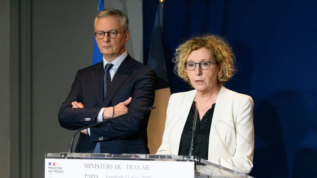Bruno Le Maire et Muriel Pénicaud, ministres respectivement chargés de l'Economie et du Travail.