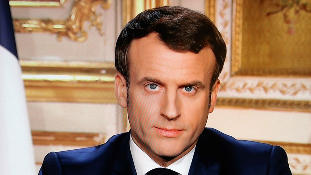 Le président Emmanuel Macron s'est exprimé en direct à la télévision ce soir.