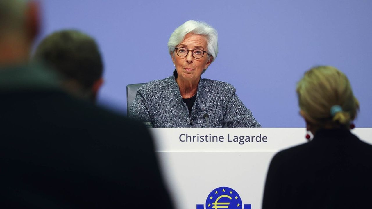 Christine Lagarde avait déçu les marchés lors de la dernière réunion de la Banque centrale européenne.