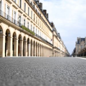 La rue de Rivoli, à Paris, ce dimanche.