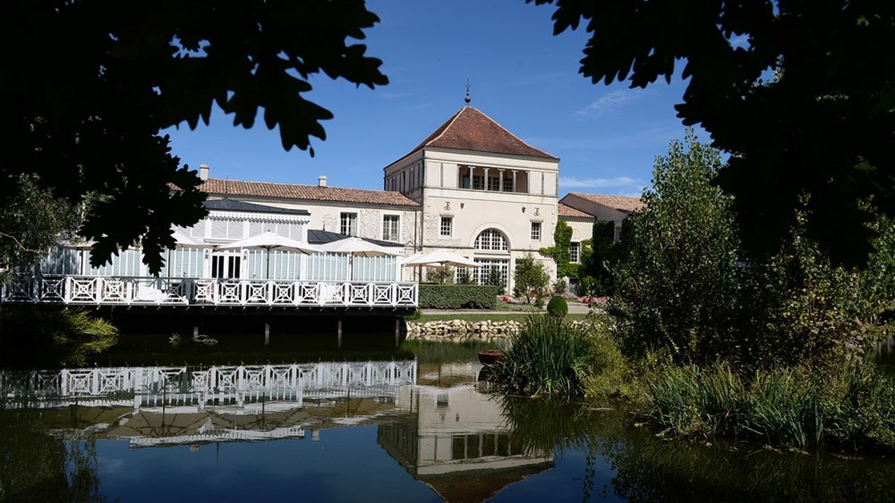 Les sources de Caudalie, à Martillac (Gironde).