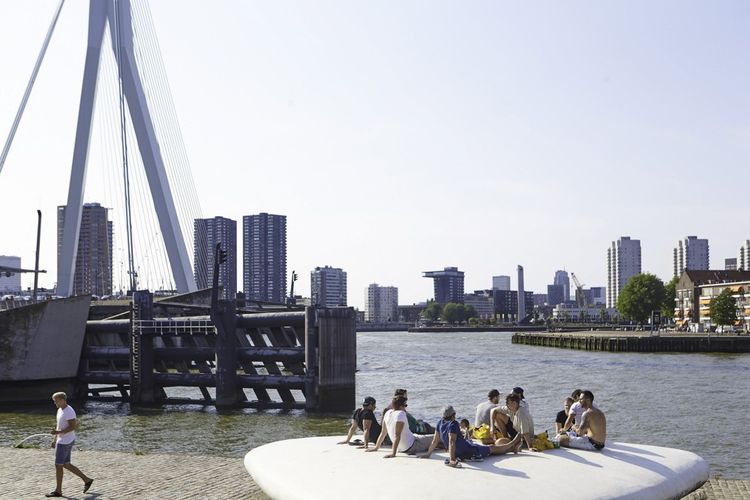 À Rotterdam, la menace d'une élévation très concrète du niveau de la mer dicte les priorités.
