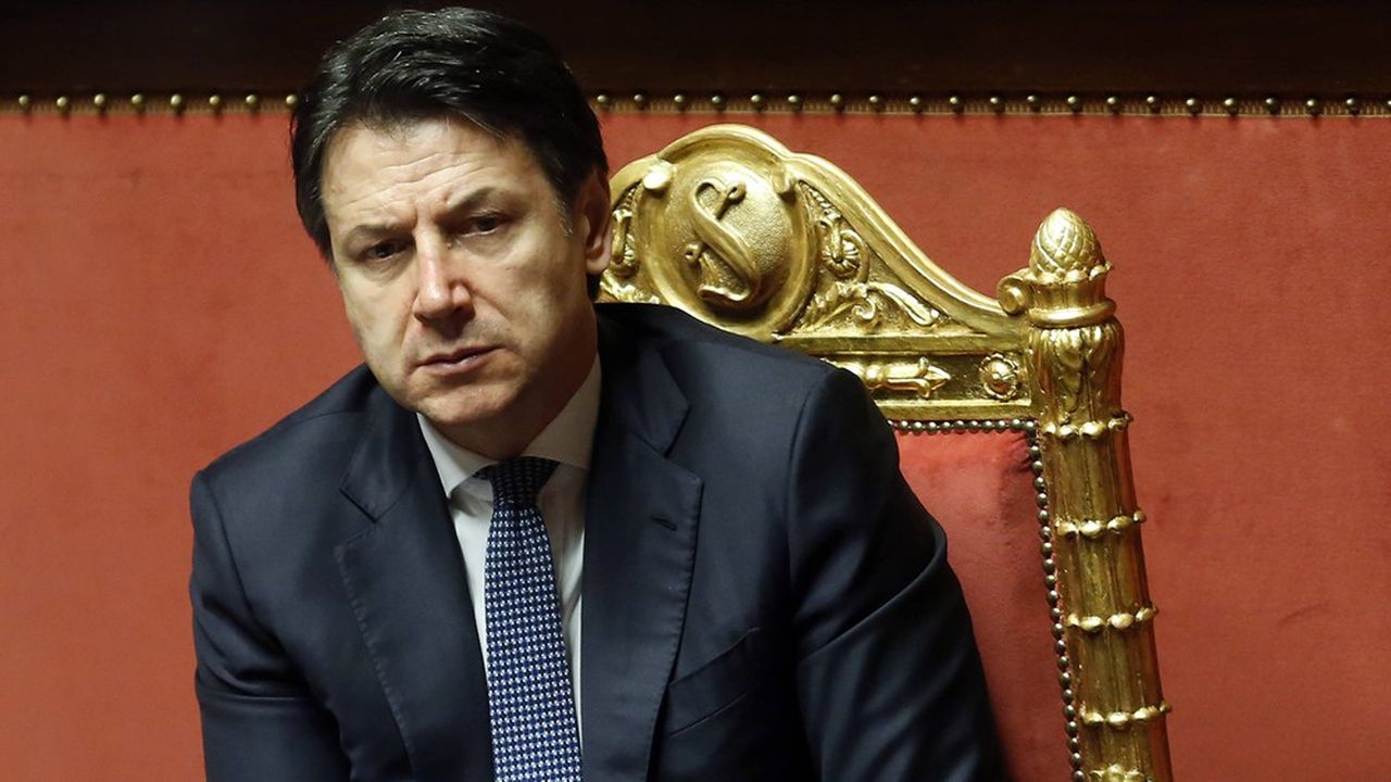 Giuseppe Conte a défendu ses mesures d'urgence devant le Sénat, jeudi dernier.