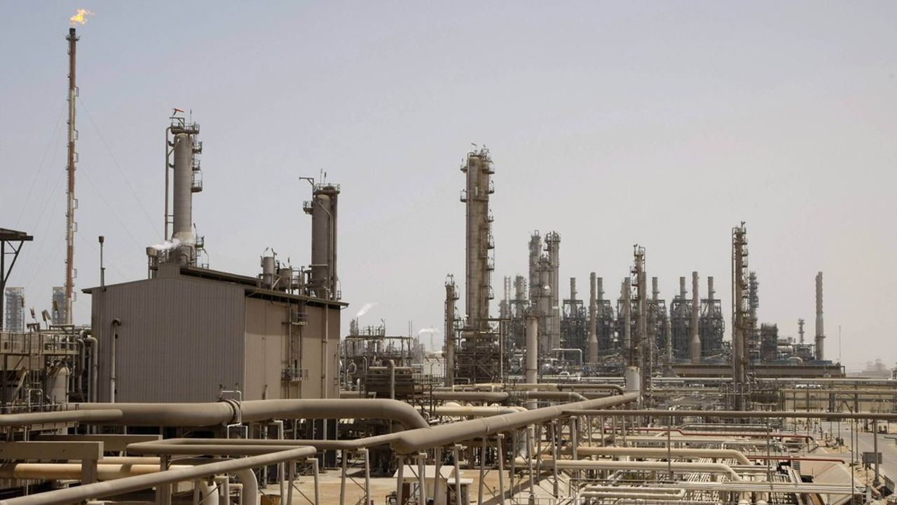Le complexe pétrolier de Jubeil, en Arabie Saoudite.  Riyad a profité du choc du coronavirus pour déclencher la guerre des prix.