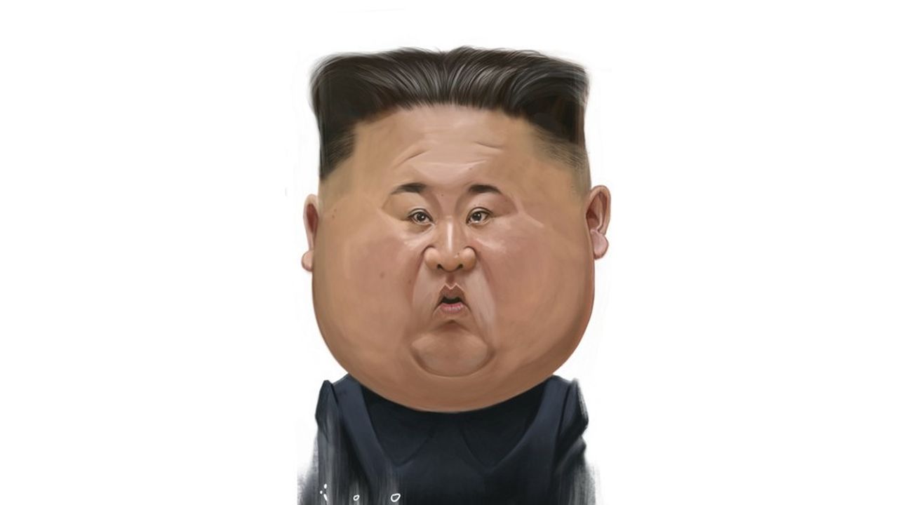 Kim Jong-un, caricature par ïoO, pour Les Echos