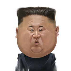 Kim Jong-un, caricature par ïoO, pour Les Echos