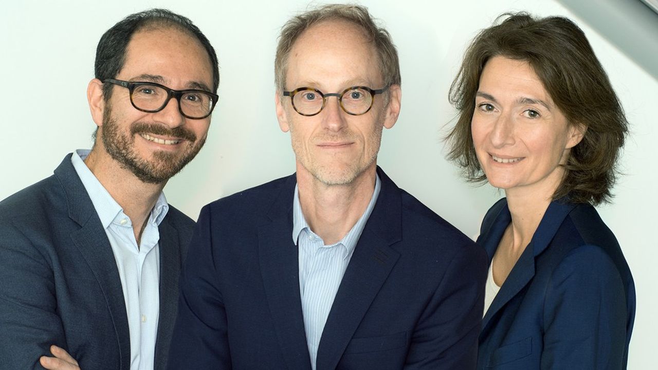 De gauche à droite : Rémi Droller, Thierry Laugel et Vanessa Malier, les associés de Kurma Partners.