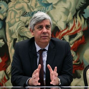 Mario Centeno, le ministre des Finances du Portugal, également président de l'Eurogroupe.
