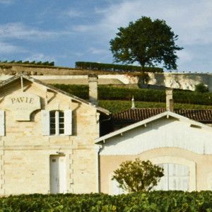Château Pavie à Saint Emilion dans la région viticole de Bordeaux, France