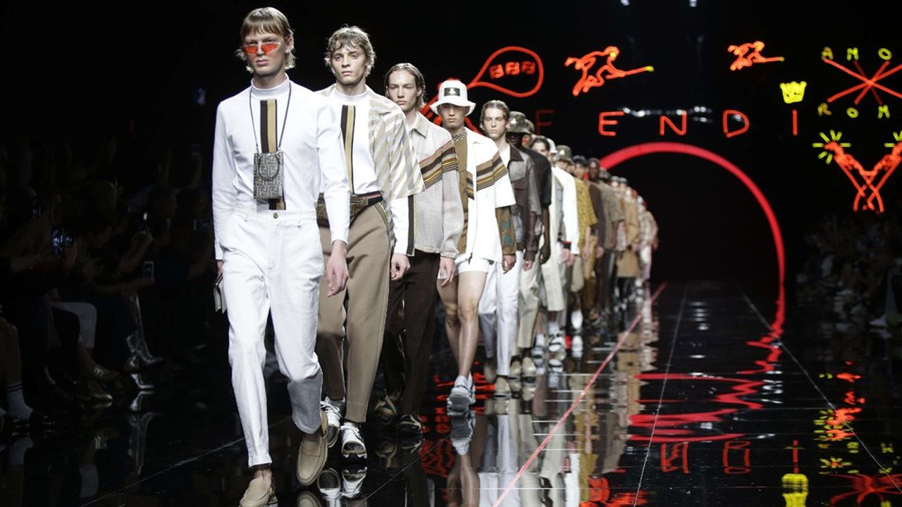 Fashion Week Homme Printemps-Eté 2019 : le luxe cool de Fendi