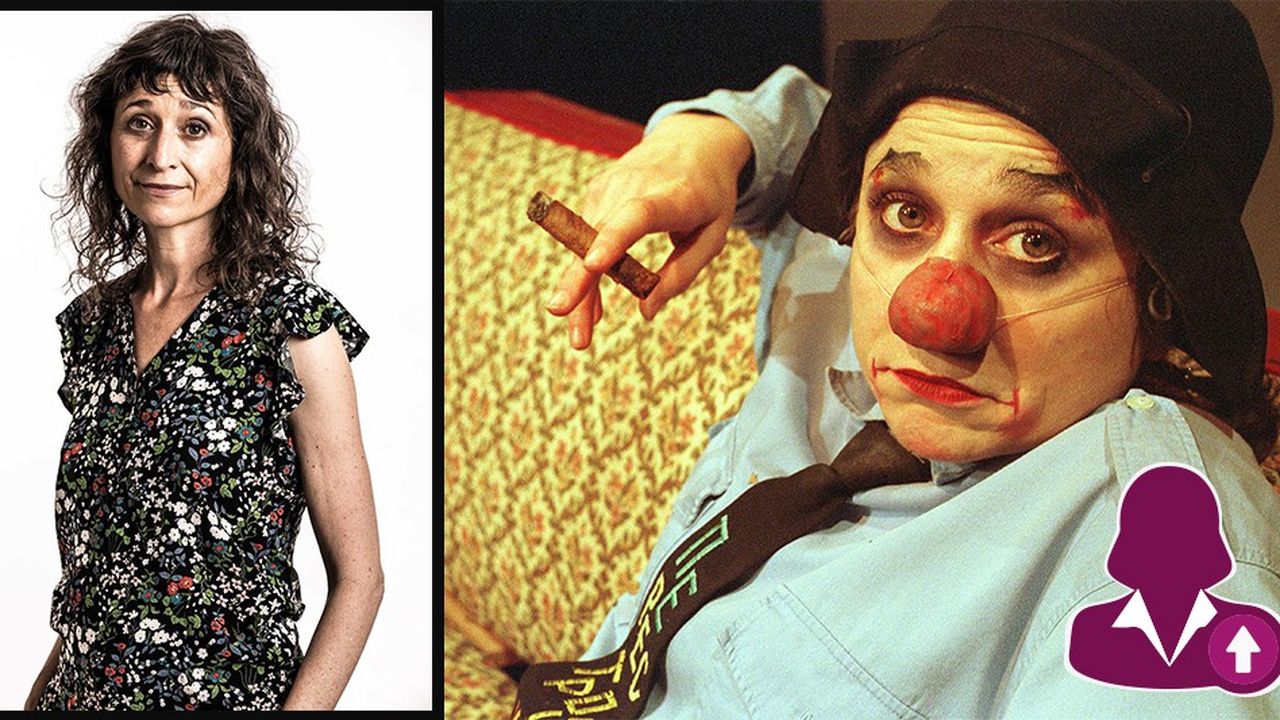 Meriem Menant, c'est aussi « Emma la clown », 27 ans de carrière au compteur (photo : dans « Emma sous le divan »)