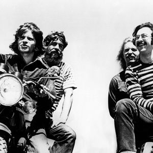 Le groupe pop Creedence Clearwater Revival avec John Fogerty, Doug Clifford, Tom Fogerty et Stu Cook, en 1970