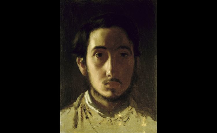 Autoportrait avec col blanc (1857)
