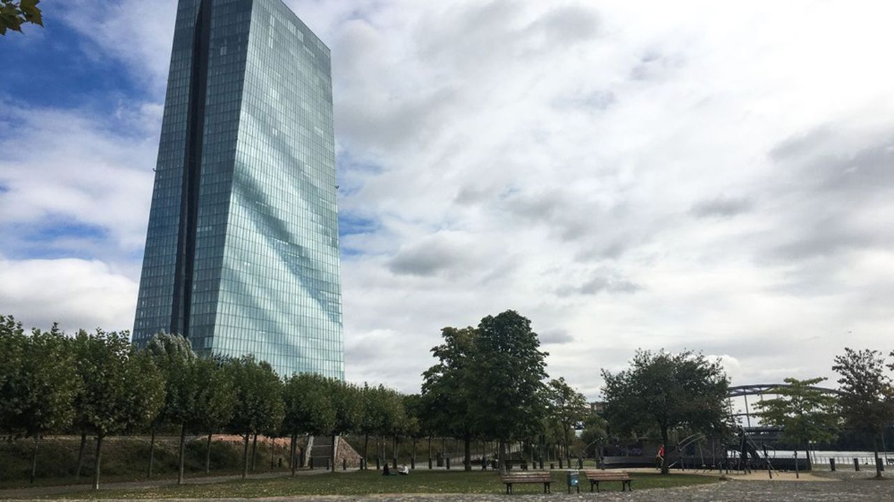 Le siège de la Banque centrale européenne à Francfort.