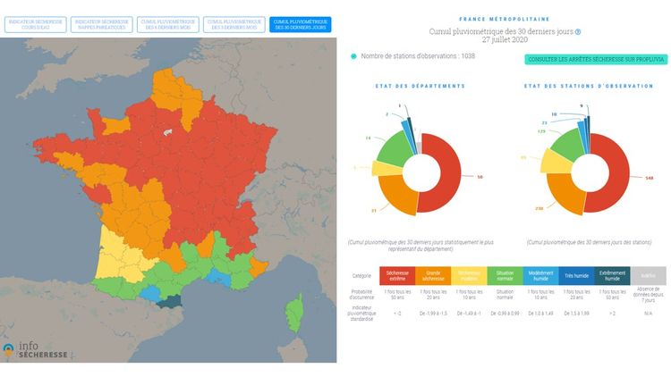 Un Nouveau Site Internet Pour Suivre Le Phénomène De Sécheresse | Les Echos