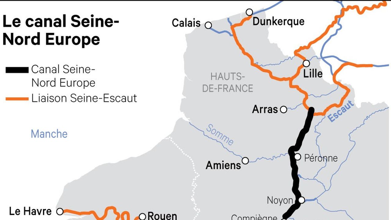 Le Canal Seine Nord Enfin Confirme Mais Sa Viabilite Economique Reste Contestee Les Echos