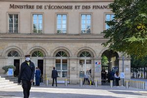  Le ministère de l'Economie et des Finances, à Paris.