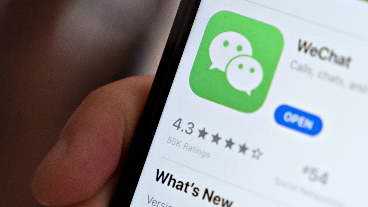Avec 1,2 milliard d'utilisateurs, WeChat devance Instagram, mais la quasi-totalité de ses adeptes sont chinois.