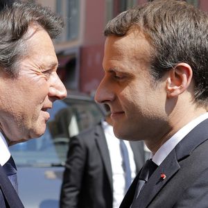 Le maire de Nice, Christian Estrosi, ici avec Emmanuel Macron le 14 juillet 2017 lors de la commémoration de l'attentat du 14 juillet 2016.