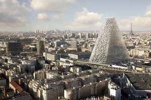 Gratte-ciel de 180 m de hauteur, la tour Triangle, réalisée par Unibail, doit prendre place dans le 15e arrondissement parisien.