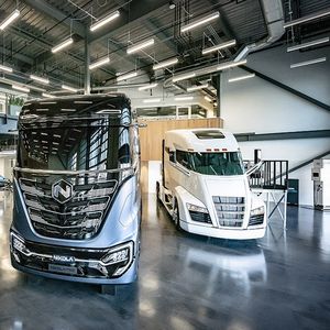 L'entreprise Nikola Motor conçoit des camions roulant à l'hydrogène et à l'électricité.