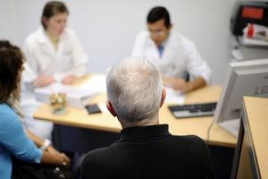 Une consultation médicale au centre hospitalier universitaire d'Angers (Maine-et-Loire).