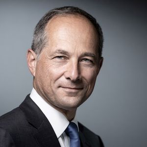 Frédéric Oudéa, directeur général du groupe Société Générale (Photo by JOEL SAGET / AFP)