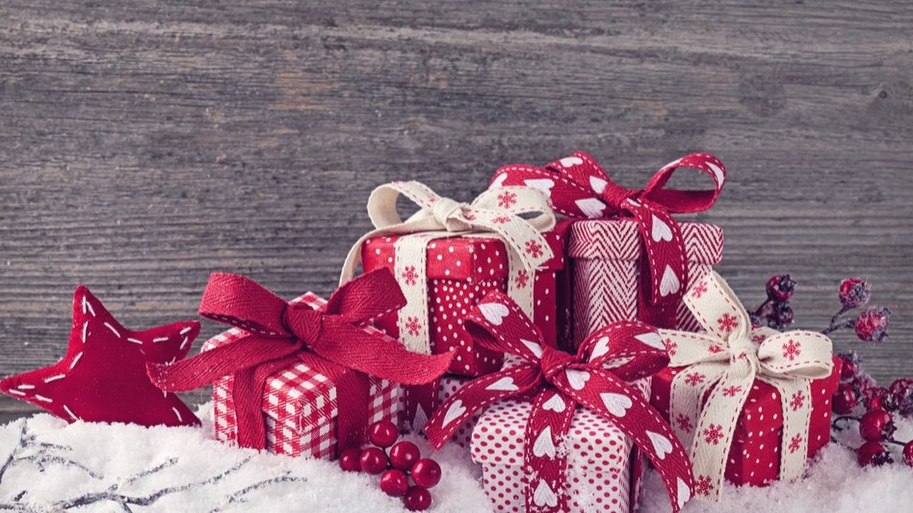 Paquet de Noël pour cadeaux ou fêtes gourmands d'entreprise