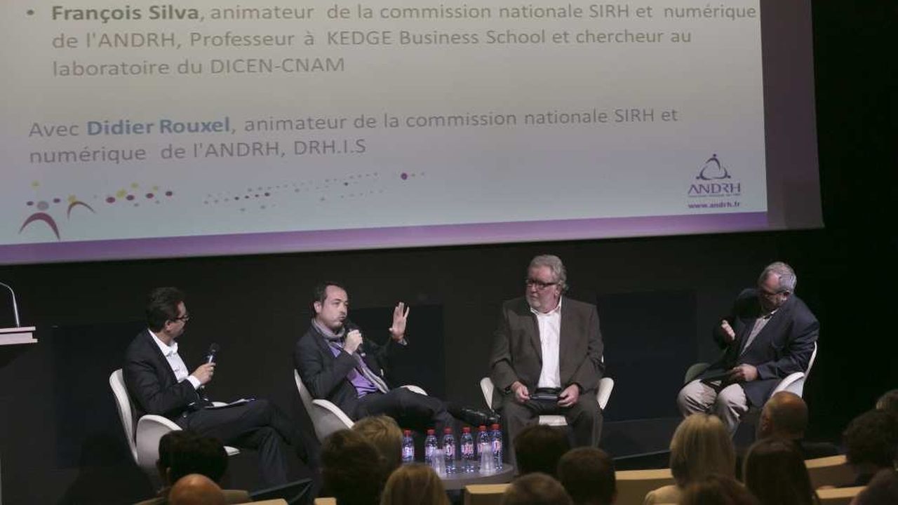 Philippe Canonne, DRH de la FNAC (au centre) appelle ses confrères à la mesure : « Sortons de l’angélisme béat. Le numérique peut aussi accoucher des pires organisations ».