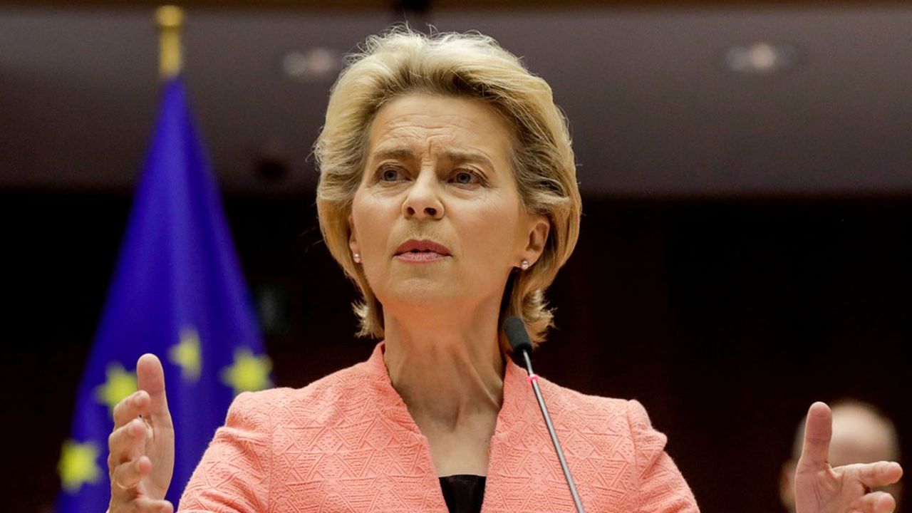 La présidente de la Commission européenne, Ursula von der Leyen.