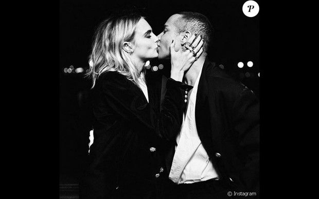 Cara Delevingne et Olivier Rousteing dans 'A Night In Paris' ('Une Nuit à Paris'), pour Balmain, en novembre 2019.